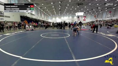 62 lbs Champ. Round 2 - Maiki Maiello, 518 Grapplers vs Emma Hoffmier, Glen Grapplers Wrestling Club