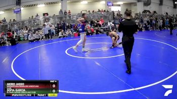 135 lbs Quarterfinal - Sofia Garcia, El Paso Supers Wrestling Club vs Akiro Jasso, Bordertown Brawlers Wrestling Club