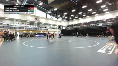 133 lbs Cons. Round 1 - Tyler Williams, Palomar College vs Arturo Alfaro, Moorpark College