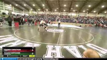 190 lbs Quarterfinal - Maddex Christman, Emery vs Mason Kartchner, Farmington