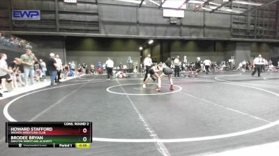 100 lbs Cons. Round 2 - Brodee Bryan, Shelton Wrestling Academy vs Howard Stafford, Wichita Wrestling Club