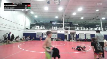 57 lbs Rr Rnd 2 - Damian Espinosa, Grit Mat Club - K6 vs Jolene Hardy, Dueling Bandits - K6