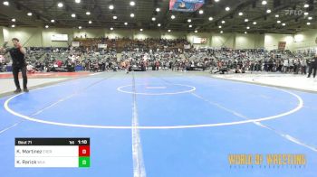 240 lbs Semifinal - Katianna Martinez, Evergreen Valley Wrestling Club vs Keilikki Nau Rarick, Westlake