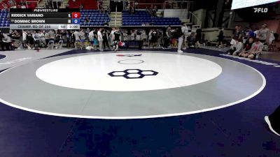 126 lbs Champ. Rd Of 256 - Riddick Variano, IL vs Dominic Brown, IN