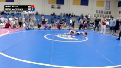 88-92 lbs 3rd Place Match - Brent Helvey, Suples Wrestling Club vs Carson Montenegro, Middleton Wrestling Club