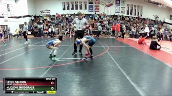 70 lbs Semifinal - Lenni Samson, Comet Wrestling Club vs Hudson Snodgrass, Higginsville Youth Wrestling C