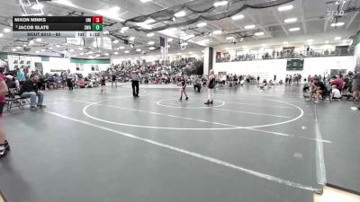 80 lbs Champ. Round 1 - Nixon Minks, Open Mats vs Jacob Slate, Slyfox Wrestling Academy