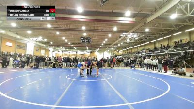 190 lbs Consi Of 4 - Josiah Garcia, La Salle Academy vs Dylan Fitzgerald, Cumberland