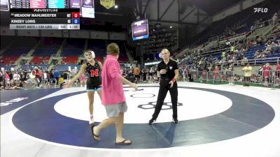135 lbs Cons. Sub-rd Of 32 - Meadow Mahlmeister, MT vs Kinzey Long, NE