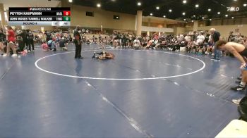 50 lbs Round 4 - John Moses Tunnell Walker, Tough House Wrestling Club vs Peyton Kaufmann, Wrestling Academy Of Louisiana