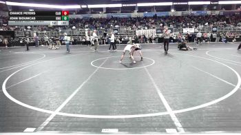 66 lbs Quarterfinal - Chance Peters, Claremore WC vs John Sioumcas, King Select Wr Ac
