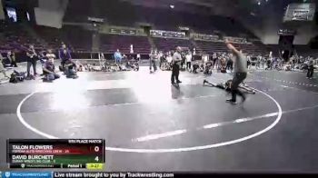 98 lbs Placement - David Burchett, Duran Wrestling Club vs Talon Flowers, Pomona Elite/Wrecking Crew