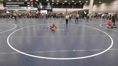 56 lbs 3rd Place Match - Noah Fresquez, Ridge Wrestling Club vs Christopher Waitkus, Team Tulsa Wrestling Club