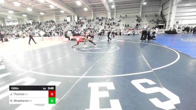 138 lbs Consi Of 32 #2 - Jayden Thomas, NY vs Rajat Bhaskaran, DE