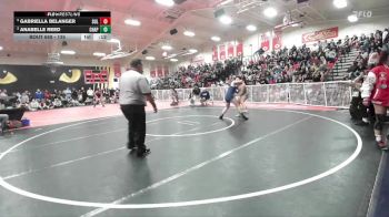 135 lbs 3rd Place Match - Anabelle Reed, Chaparral vs Gabriella Belanger, Sultana