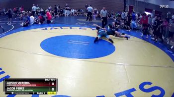 155 lbs Champ. Round 1 - Jacob Perez, Amateur Wrestling Academy vs Jayson Victoria, Livermore Elite Wrestling Club