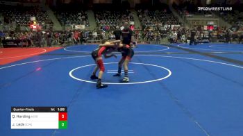 84 lbs Quarterfinal - Quentin Harding, Team Aggression vs Johnny Leck, South Central Punishers