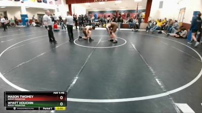 215 lbs Cons. Round 2 - Mason Twomey, Rocky Mountain vs Wyatt Houchin, Rocky Mountain