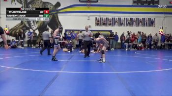 144 lbs Quarterfinal - Tyler Wieland, Independence vs Andrew Tjaden, Anamosa