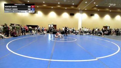 100 lbs Cons. Round 2 - Hunter Gregg, Pennsylvania vs Presley Green, Pennsylvania