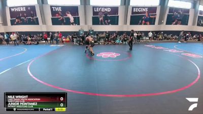 135 lbs 1st Place Match - Junior Montanez, Patriot Wrestling Club vs Nile Wright, Lake Travis Youth Association Wrestling Club