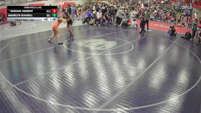 140 lbs Quarterfinal - Aurora Hiebert, Kelso vs Madelyn Russell, Dallas