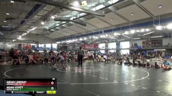 113 lbs Semis & 3rd Wb (16 Team) - Aidan Lindsay, Ground Zero WC vs Noah Hyatt, BRAWL Black