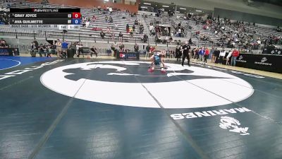 U15 Women - 66 lbs Semis - Gray Joyce, KS vs Ava Guilmette, NY