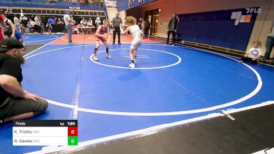 70 lbs Final - Knox Trosky, Claremore Wrestling Club vs Ryker Dawes, Keystone Wrestling Club