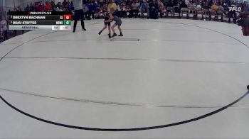 18 lbs Semifinal - Beau Steffes, Midwest Destroyers Wrestling Club vs Drextyn Bachman, Clarkson Leigh