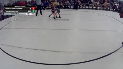 18 lbs Semifinal - Beau Steffes, Midwest Destroyers Wrestling Club vs Drextyn Bachman, Clarkson Leigh