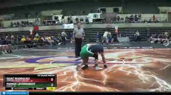106 lbs Finals (8 Team) - Isaac Rodriguez, Jackson County Central vs Parker Leverknight, Staley