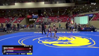 62 lbs Round 3 - Beau Fisher, OK vs Kai Stevens, KS