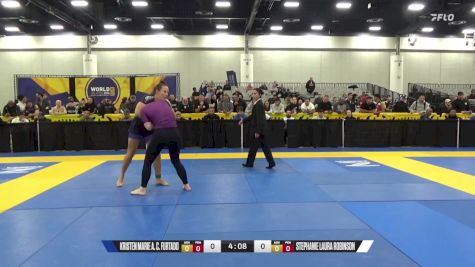 Stephanie Laura Robinson vs Kristen Marie A. C. Furtado 2024 World IBJJF Jiu-Jitsu No-Gi Championship