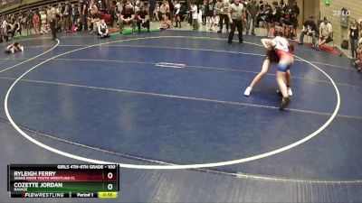 100 lbs Round 5 - Cozette Jordan, Ravage vs Ryleigh Ferry, Snake River Youth Wrestling Cl