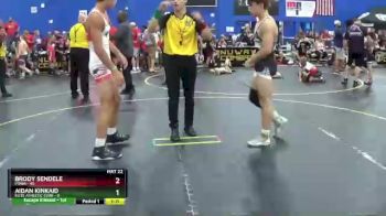 135 lbs Round 2 (6 Team) - Brody Sendele, POWA vs Aidan Kinkaid, Elite Athletic Club
