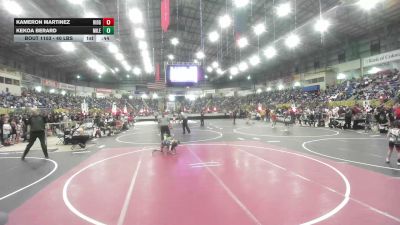40 lbs Semifinal - Kameron Martinez, Ridge WC vs Kekoa Berard, Mile High WC