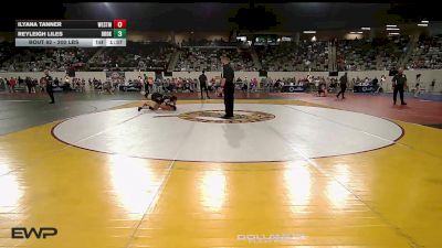 200 lbs Round Of 16 - Ilyana Tanner, Westmoore Wresting vs Reyleigh Liles, Broken Arrow Girls Junior High