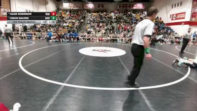 215 lbs 1st Place Match - Cinch Dalton, Cody vs Gage Robinson, Thunder Basin