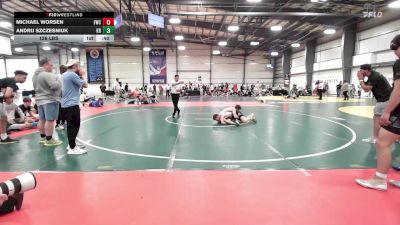 126 lbs Round Of 32 - Michael Worsen, Freakztyle Wrecking Crew vs Andrij Szczesniuk, Kraken Black