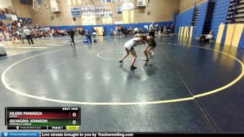 105lbs Cons. Round 6 - Georgina Johnson, Peninsula (Girls) vs Aileen Paniagua, McKay