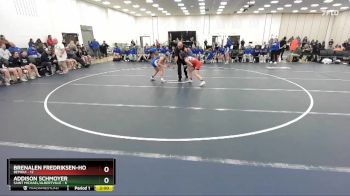 118 lbs Finals (2 Team) - Addison Schmoyer, Saint Michael/Albertville vs Brenalen Fredriksen-Holm, Bemidji