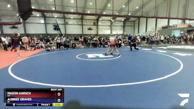 130 lbs Round 2 - Mason Harsch, CA vs Aubree Graves, ID