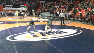 1A 175 lbs Cons. Round 3 - Lucas Maier, Pontiac vs Duke Mays, Johnsburg