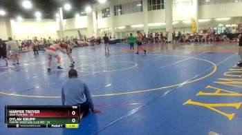 190 lbs Round 6 (16 Team) - Dylan Krupp, Foxfire Wrestling Club RED vs Harper Troyer, Ohio Titan Red