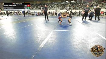 43 lbs Rr Rnd 2 - Riley Tarwater, Eufaula Ironheads Wrestling Club vs Tatum Jones, Ponca City Wildcat Wrestling