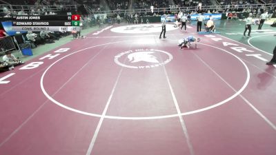 II-126 lbs Cons. Round 3 - Justin Jones, Port Jervis vs Edward Stavros, Hackley