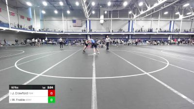 197 lbs Quarterfinal - John Crawford, F&M vs Wolfgang Frable, Army-West Point