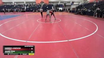 141 lbs Quarterfinal - Xavier Pena, Centenary (NJ) vs Andrew Loniewski, Muhlenberg