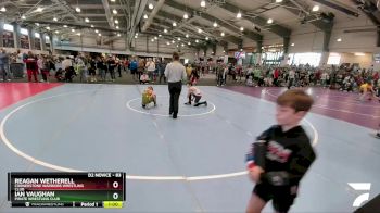 83 lbs Cons. Round 1 - Ian Vaughan, Pirate Wrestling Club vs Reagan Wetherell, Cornerstone Warriors Wrestling Club